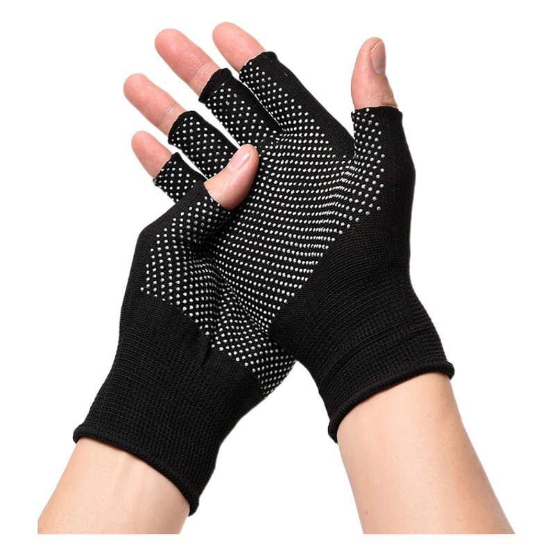 Fishing Gloves Summer Thin Sun Protection for Men and Women Spring & Fall Tea Picking Delivery Express Driving Nylon Dispensing Anti-Slip Leakage Two Fingers