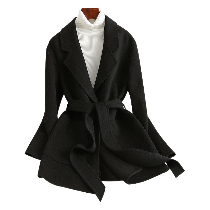 Picture of 『 Benefits』Autumn and Winter New Style Small Double-Sided Cashmere Outwear Women's Short Slim Slim Woolen Outwear for Women