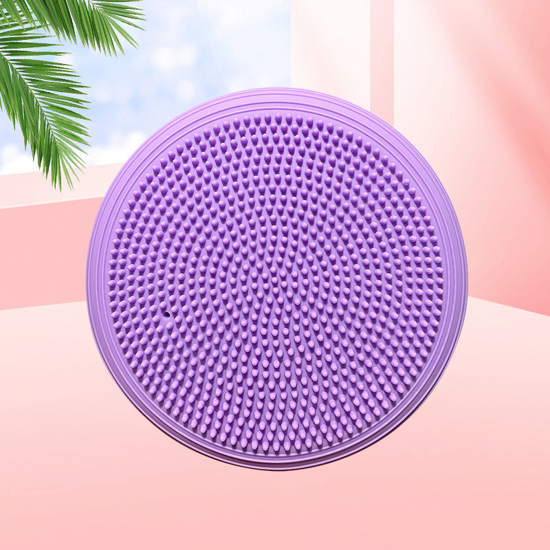Picture of Yoga Massage Mat Balance Mat Round Inflatable Massage Cushion Sports Fitness Thickened Explosion-proof Balance Trainer