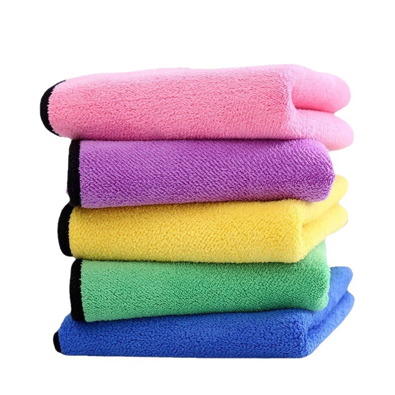 Picture of Factory Wholesale Coral Velvet Car Towel Car Wash Towel Double-Sided Car Rag Thickeneded Water-Absorbent Special Towel Logo