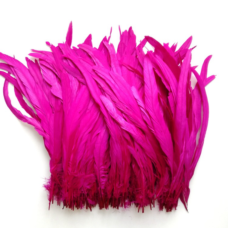 35-40cm Colorful Long Size Cock Tail Hair Carnival Headwear Decorative Feather