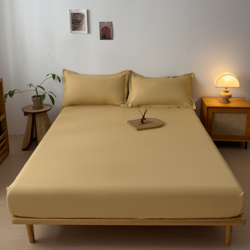 Picture of Cotton Mattress Cover Non-Slip Fixed Bed Cover Single-Piece Bed Sheet Bedspread Simmons Protective Cover Height Mattress Cover