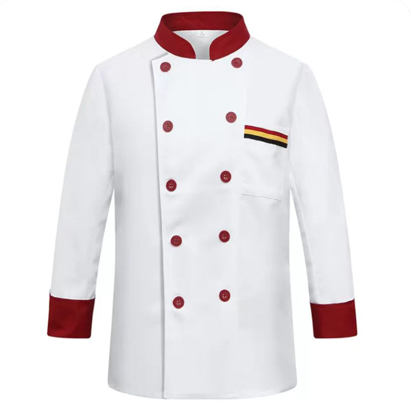 Picture of Restaurant Canteen Kitchen Clothing, Hotel Chef Work Clothes, Summer Clothing, Hotel Short-Sleeved Chef Clothes, Custom Made