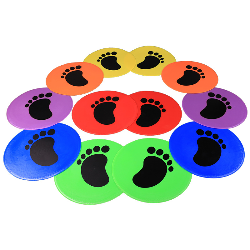 Picture of 23cm Landmark Mat Handprint Footprint Sensation Interesting Training Mat Plane Logo Plate Kindergarten Parent-Child Activity Equipment