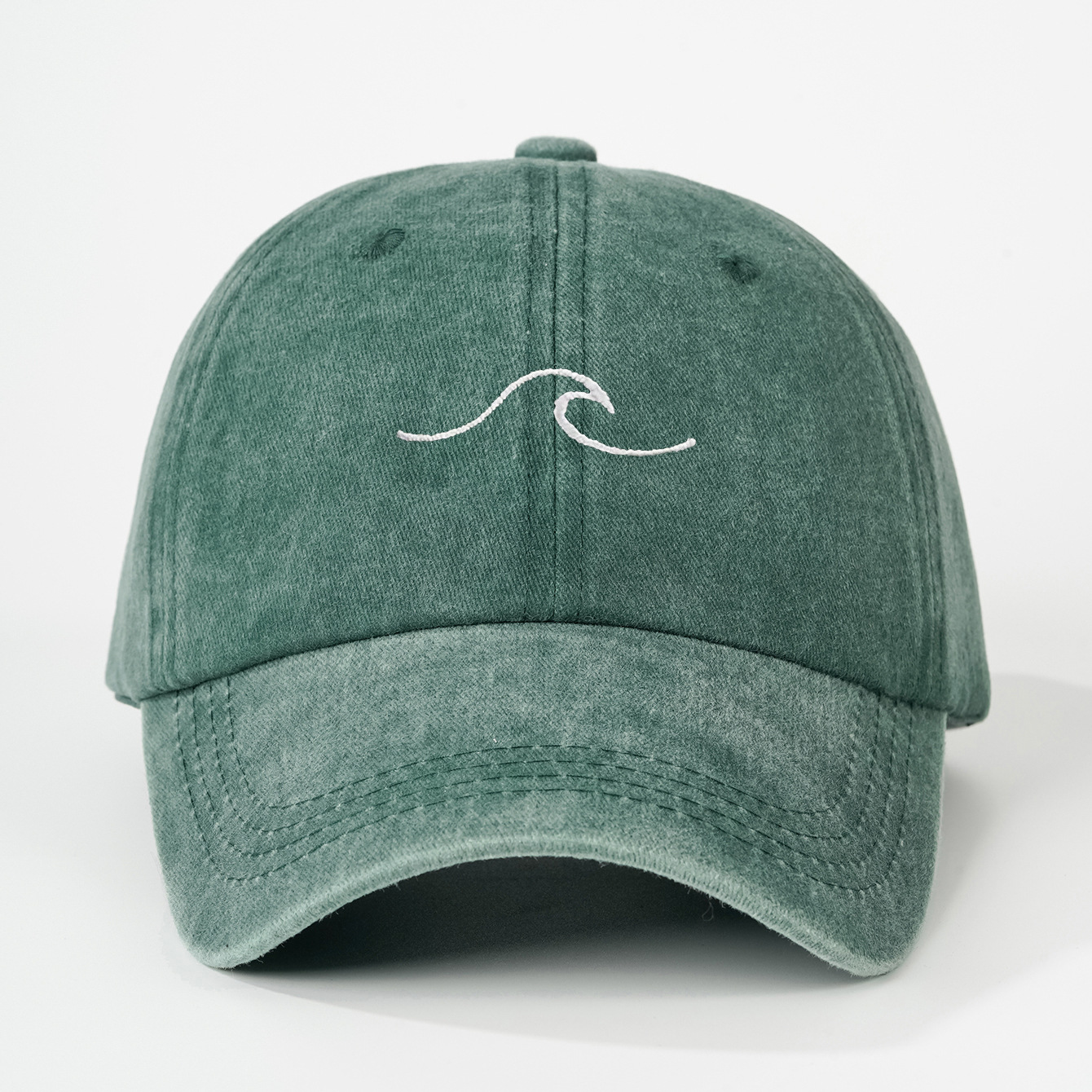 Picture of Spring and Summer Embroidered Corrugated Baseball Cap for Men and Women Outdoor Sunscreen Baseball Cap Hat Suitable for Outdoor Sports Sunshade