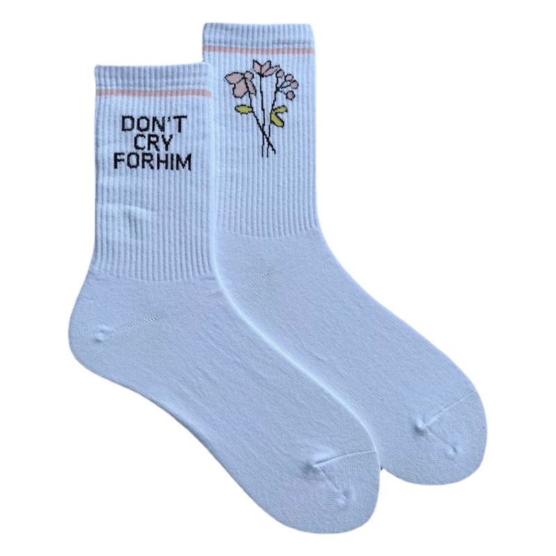 Socks for Men and Women Trendy European and American Street ins Harajuku Sport Hip Hop Skateboard Striped Cute College Style Stockings
