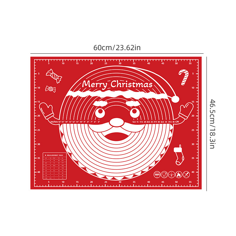 Picture of Cross-border hot sale thickened baking mat special silicone pad kneading mat extra large size 45*60 kneading mat with scale