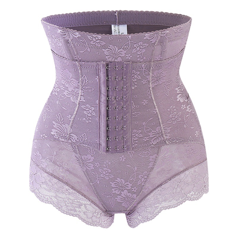 Front breasted high waist belly contracting underwear body shaping clothes postpartum belly contracting breathable binding arm lifting back off underwear