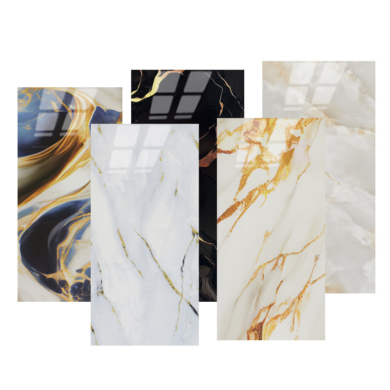 Picture of Self-Adhesive Wall Stickers Marble Living Room Bathroom Waterproof Toilet Bedroom Kitchen Countertop Stickers Waterproof Stickers