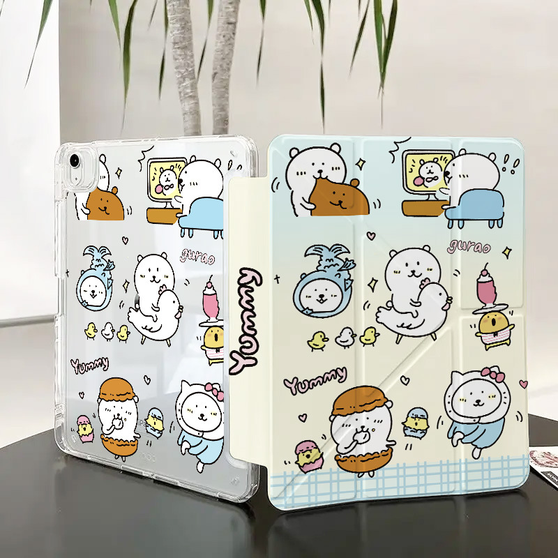 Picture of For iPad11 protective cover air7 shell transparent anti-bending pro Apple 11 inch new mini7 cartoon painting