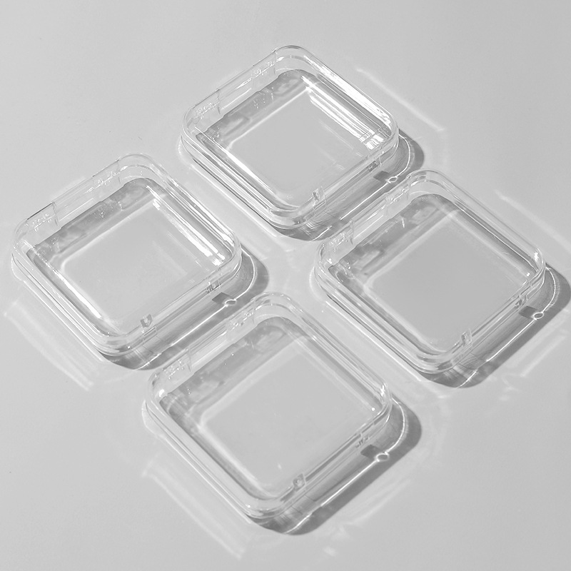 Wearing Armor Storage Box Flip Puff Jewelry Storage Box Advanced Sense Exquisite Armor Nail Storage Box Acrylic