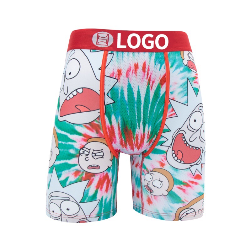 Picture of [Border-Border Hot Item] Psd Same Style Men's Personalized Printed Fitness Sports Extended Fashion New Boxer Briefs