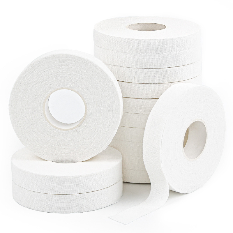 Picture of Cotton Rubber Adhesive Tape Breathable Tape Bandage Fixed Pressure Sensitive Tape Wear Resistant Hand Wrapping Hypoallergenic Breathable
