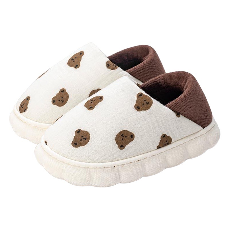 Confinement Shoes Women's Summer Home Non-Slip Breathable Bag Heel Cotton Slippers Postpartum Pregnant Women Autumn and Winter Wholesale Comfortable