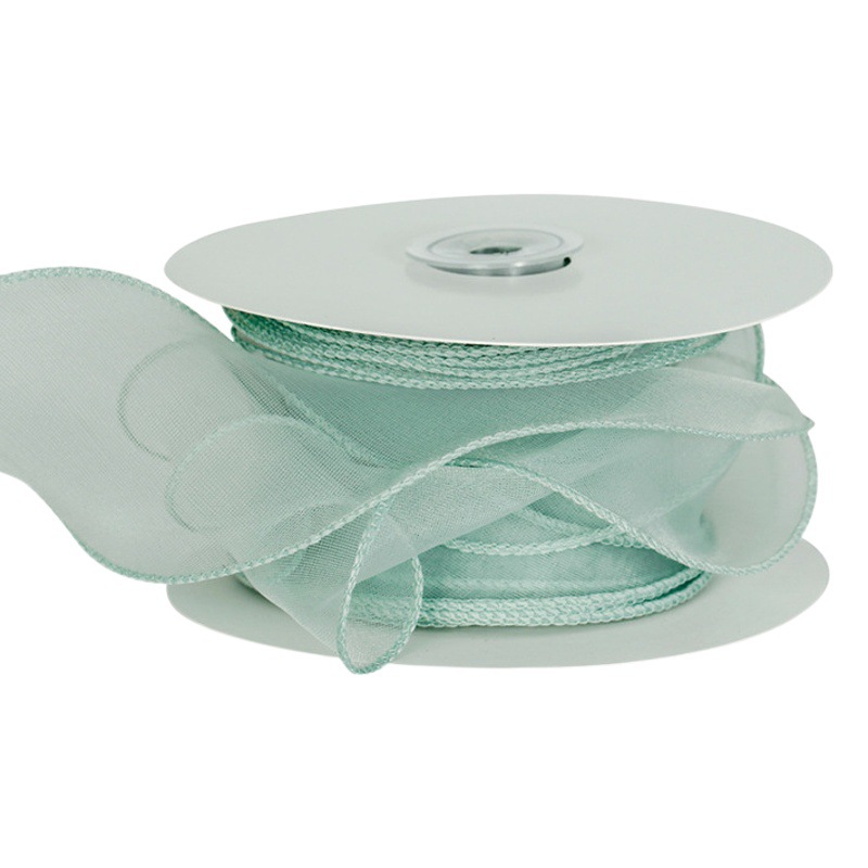 High-fixed gradient fishtail yarn cake bouquet gift packaging ribbon handmade bow Phnom Penh chiffon yarn ribbon