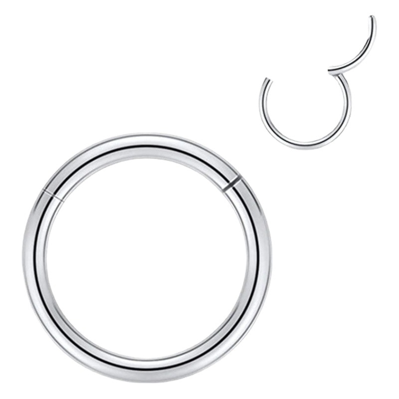 European and American Popular 316L Stainless Steel Puncture Nose Ring Interface Ring Closed Ring Seamless Nose Ring Earrings Multi-Functional Ring