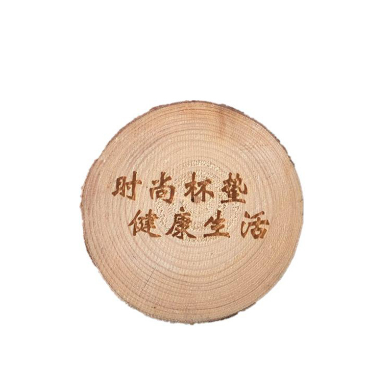 Picture of round wood chips diy christmas handmade zakka polished annual rings raw wood chips pine wood chips photography handmade wood chips