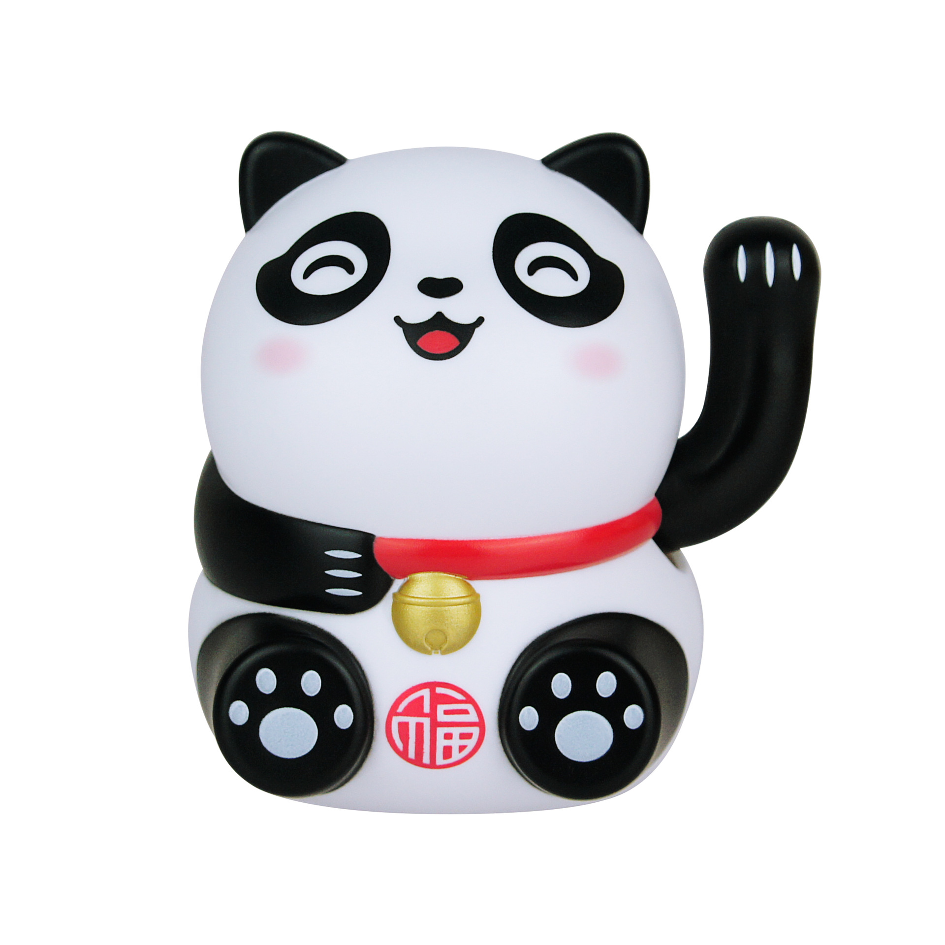 Picture of Car solar big head lucky cat creative cute Japanese home nodding cat shop front desk lucky cat ornaments