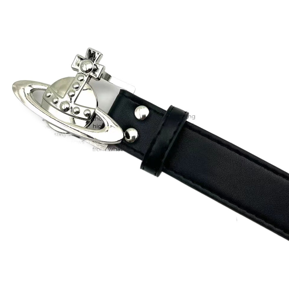 Niche Classic Saturn Buckle Casual Belt Unisex Ins Trendy Fashion Decorative Skirt Pants Belt Trend
