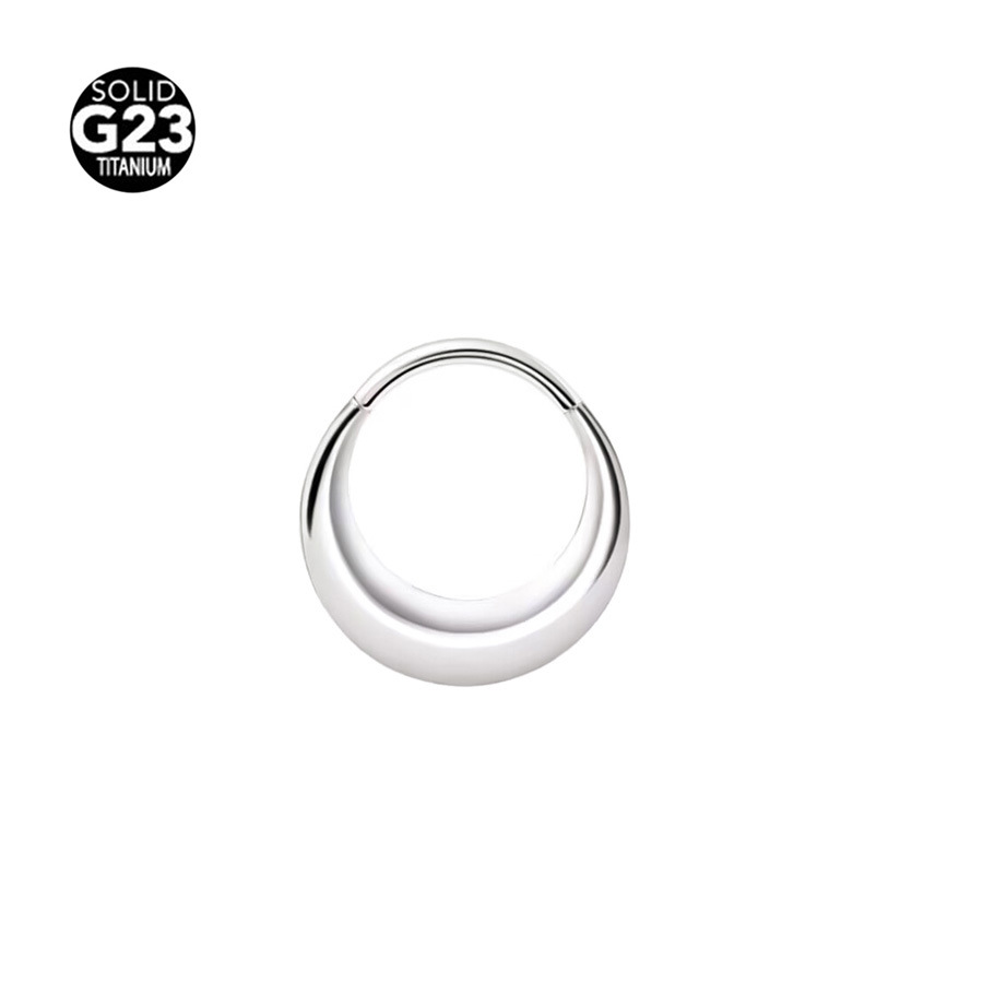 Picture of Cross-border explosions G23 titanium face triangle nose ring earrings 316 seamless nose ring ear ring body piercing jewelry