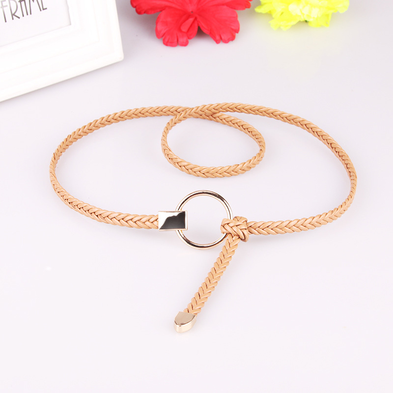 Picture of New ladies thin belt hand woven thin belt dress decoration Joker casual belt wholesale 617
