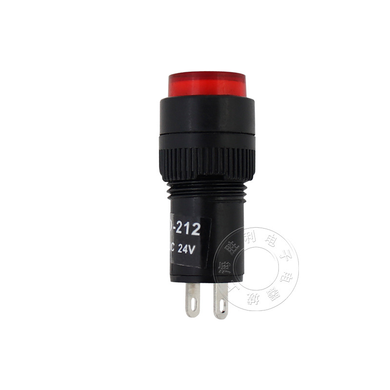Picture of Nxd-211 Small Signal Light Indicator Light Opening 10mm Dc12V 24V Red, Yellow and Green Three-Color Led Bulb