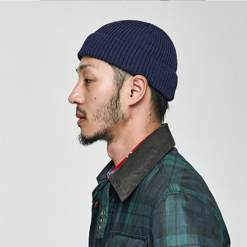 Picture of 2020 Cold Hat Men's Melon Hat Winter Women's Autumn and Winter Solid Color Watermelon Knitted Wool Hat Pullover Ski Hat