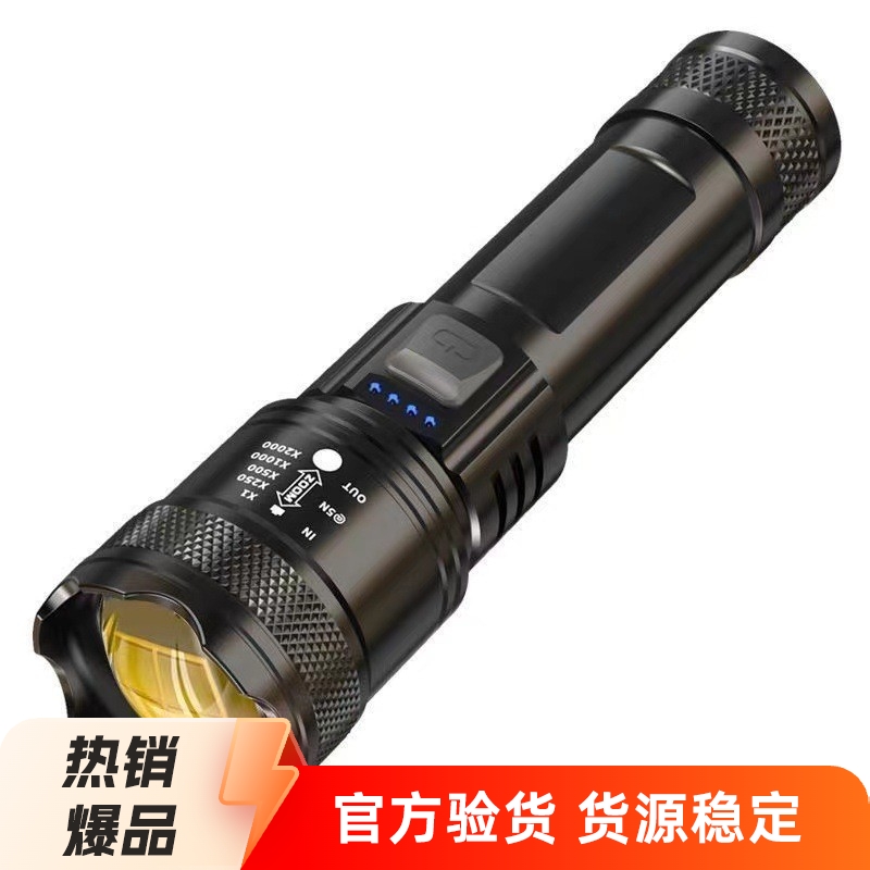 Clowicsr Portable Strong Light Flashlight