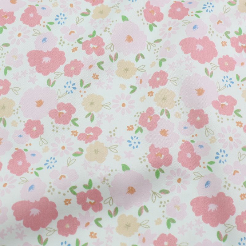 Picture of Korean version of pastoral small floral dress summer quilt cotton twill fabric cotton quilt cover bed sheet fabric wholesale