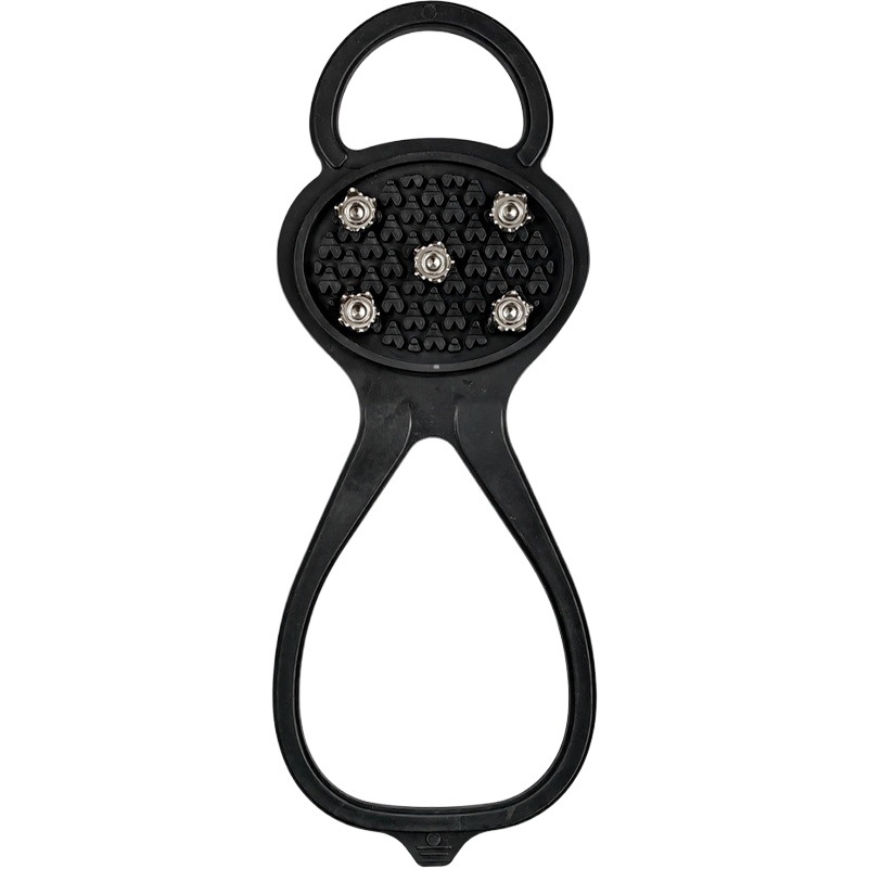 Picture of Outdoor Crampons, Snow Anti-Slip Shoe Covers, Elastic 5-Tooth Crampons, Anti-Fall Shoe Spikes on Ice, Chain, Mountaineering and Skiing Equipment