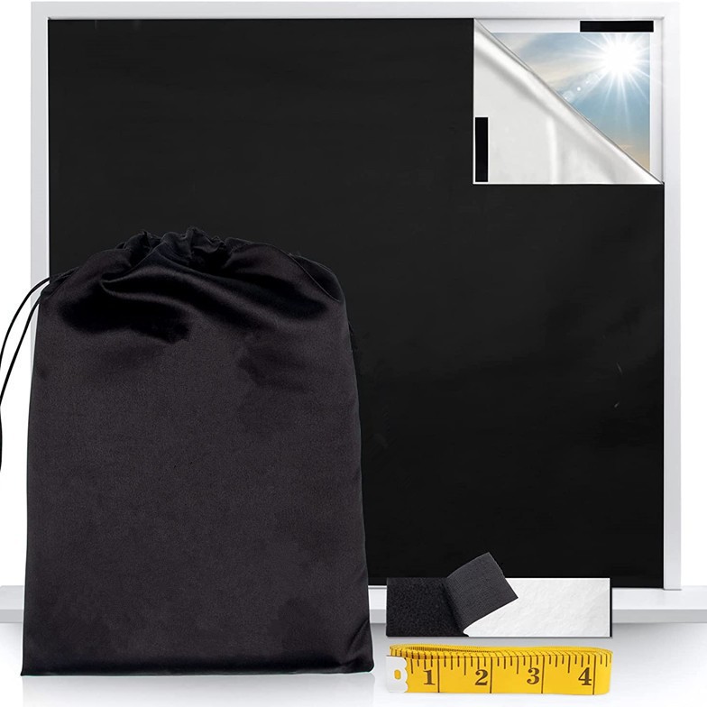 Picture of Amazon 420D Oxford Cloth Full Shading Curtain Portable Shading Curtain Sunscreen Diy Cutting Shading Curtain