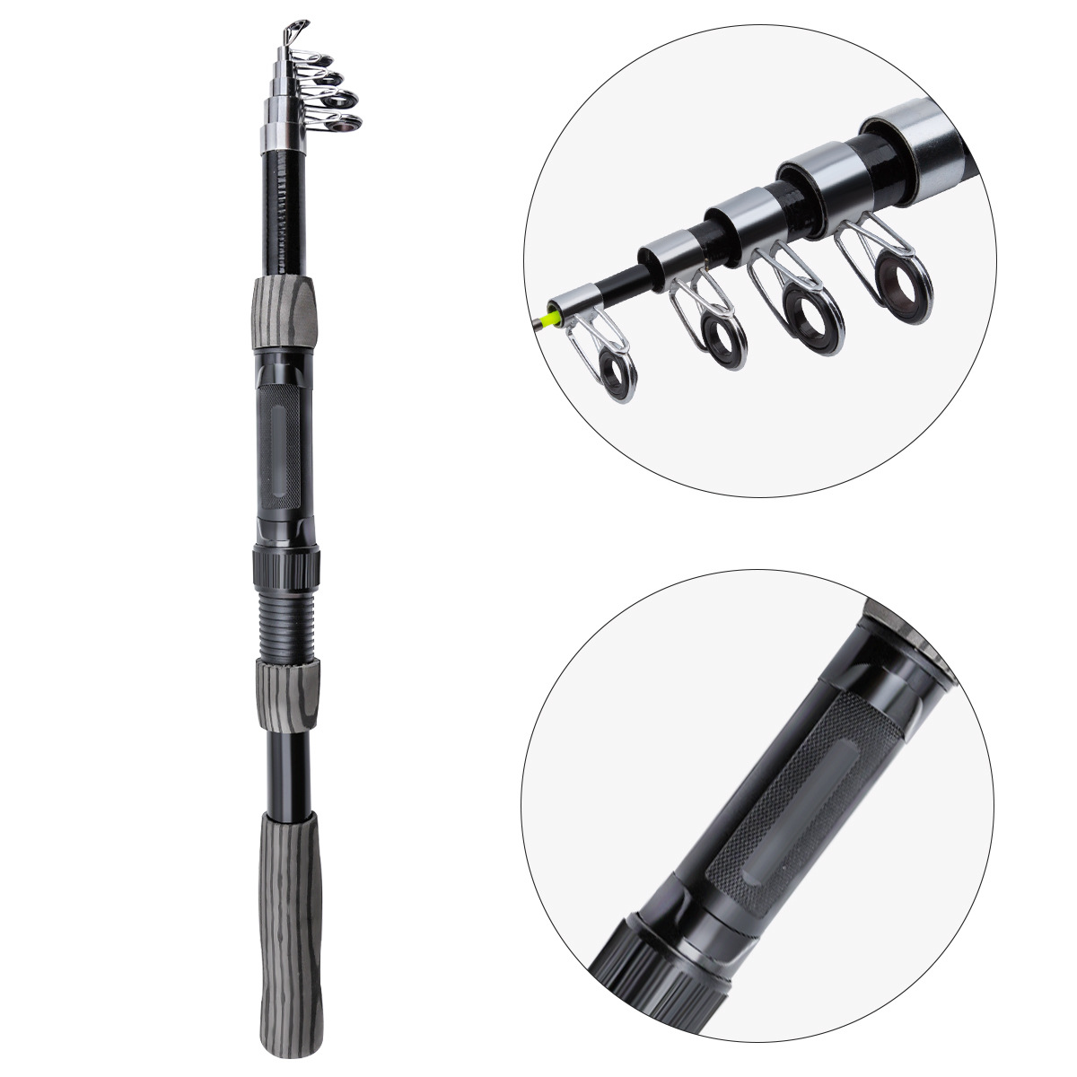 A generation of contraction Luya rod straight handle glass fiber reinforced plastic long-cast rod fishing gear suit manufacturers cross-border wholesale
