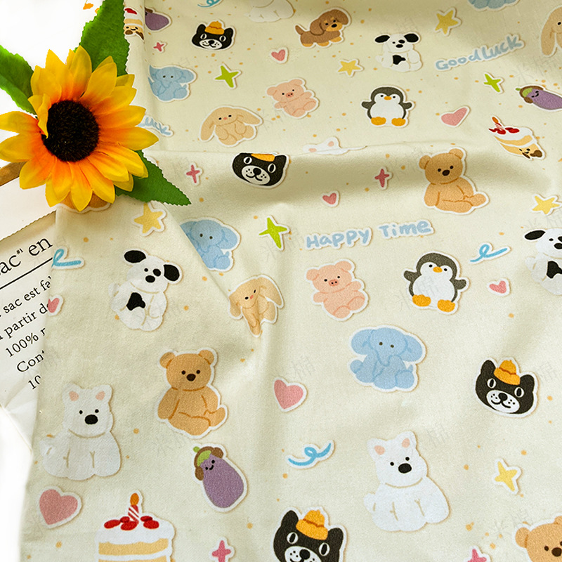 Jellycat cotton 32-count twill fine sail fabric bag jacket vest handmade DIY fabric