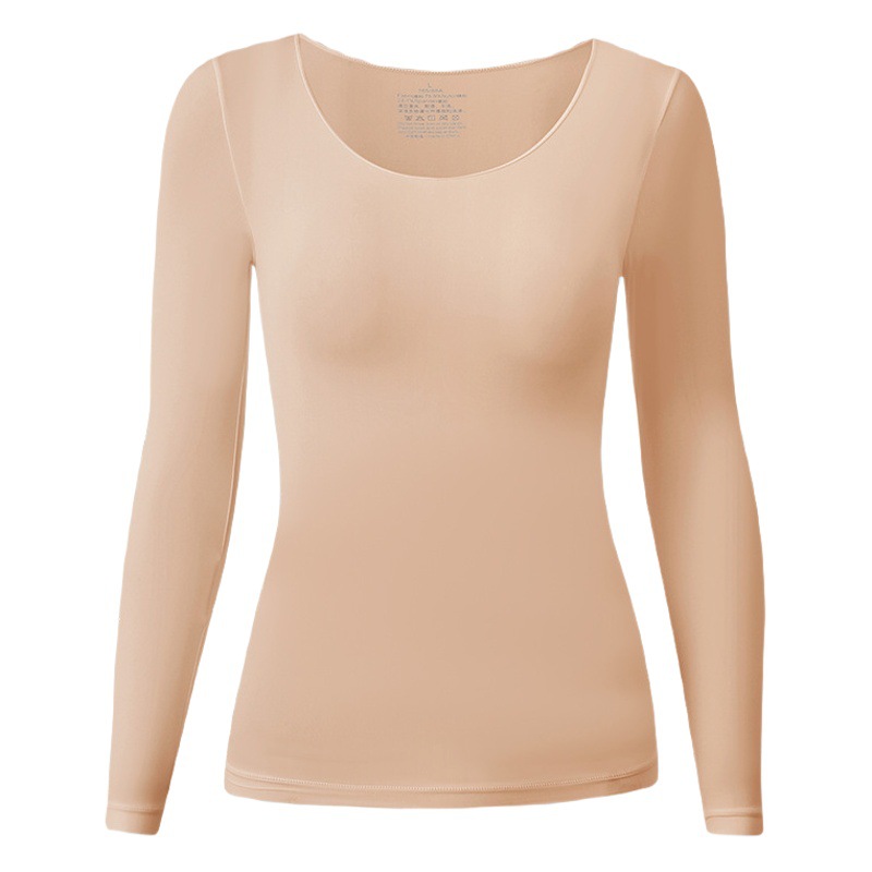 Hyaluronic acid skin care clothing constant temperature long johns ultra-thin heating thermal underwear women's long johns suit skin bottom bottoming clothing