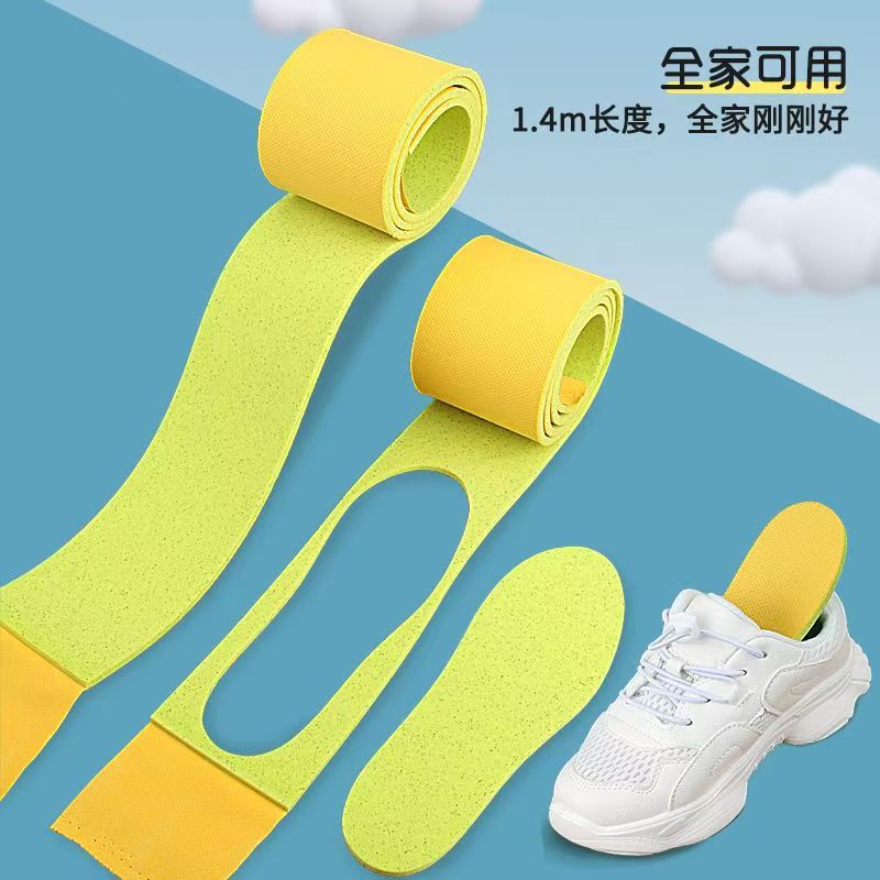 Breathable and shock-absorbing for children and adults, soft for babies to step on, summer cut, thickened sweat-absorbing, elastic leather shoes are breathable