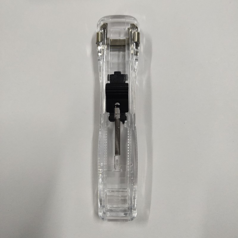 Picture of Clip Pusher Supplementary Clip Transparent Metal Clip Punch-Free File Small Clip Binding Clip Test Paper Clip Pusher Spare Clip