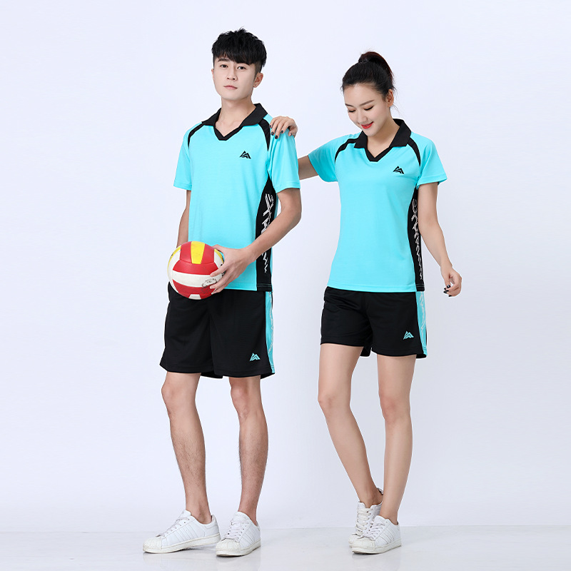 Summer new dry breathable outdoor sports leisure volleyball suit men's strength manufacturers wholesale printed logo