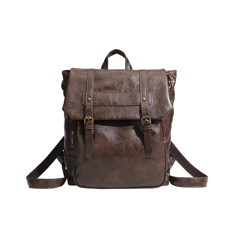Picture of Japanese JK Bag Uniform Backpack 2025 New College Style Backpack Retro Soft Leather Casual Women's Bag Cambridge Schoolbag