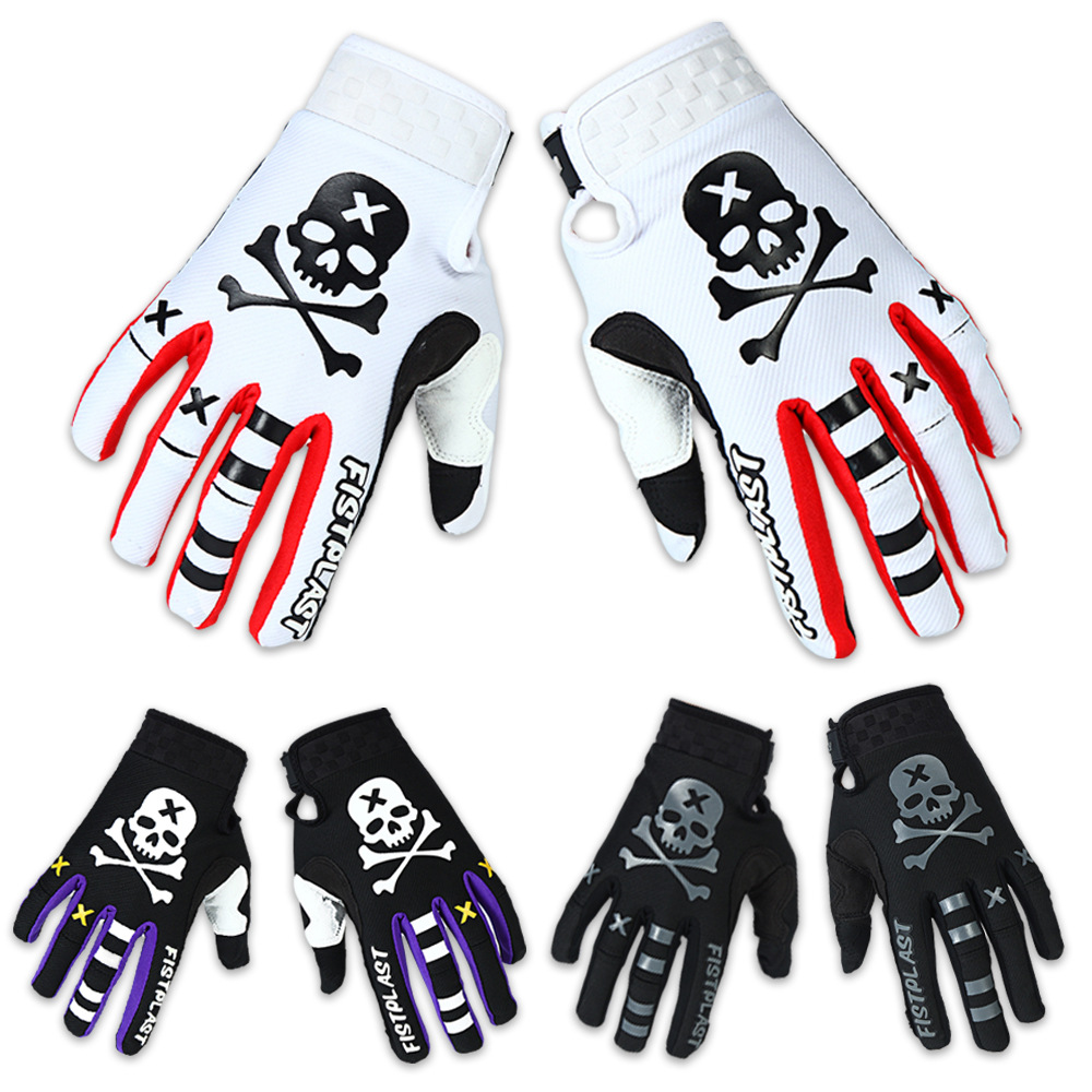 Fistplast9 Color Touchscreen Motorcycle Off-Road Full-Finger Gloves for Spring, Autumn, Summer, and All Seasons, Long-Finger Outdoor Cycling Gloves