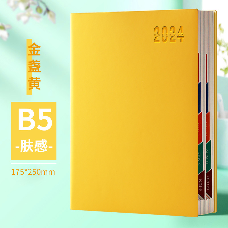 Picture of 2025 Schedule, 365-Day Daily Planner, One Page Per Day, Diary, Notepad, Time Management Notes
