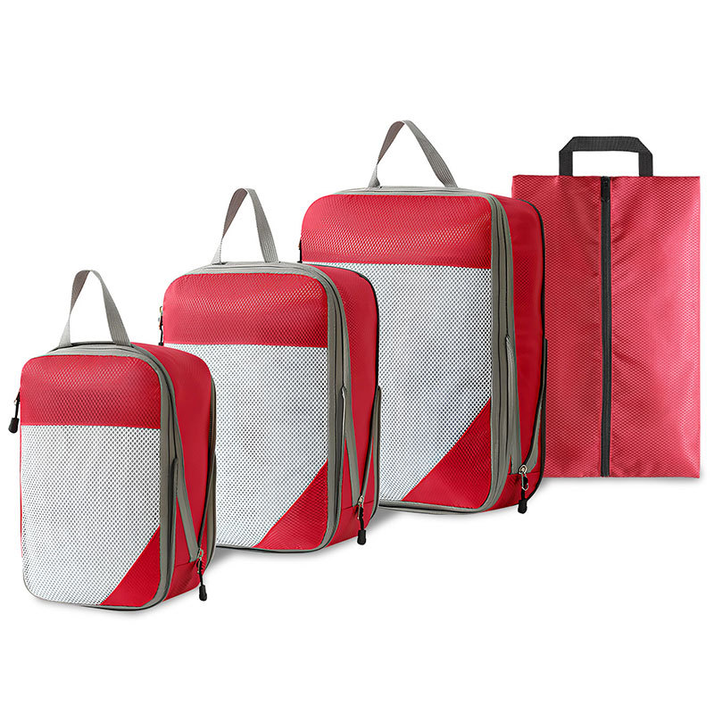 Picture of Travel Compression Storage Bag Four-Piece Set Amazon Popular Clothing Organizer Suitcase Clothing Storage Bag Set