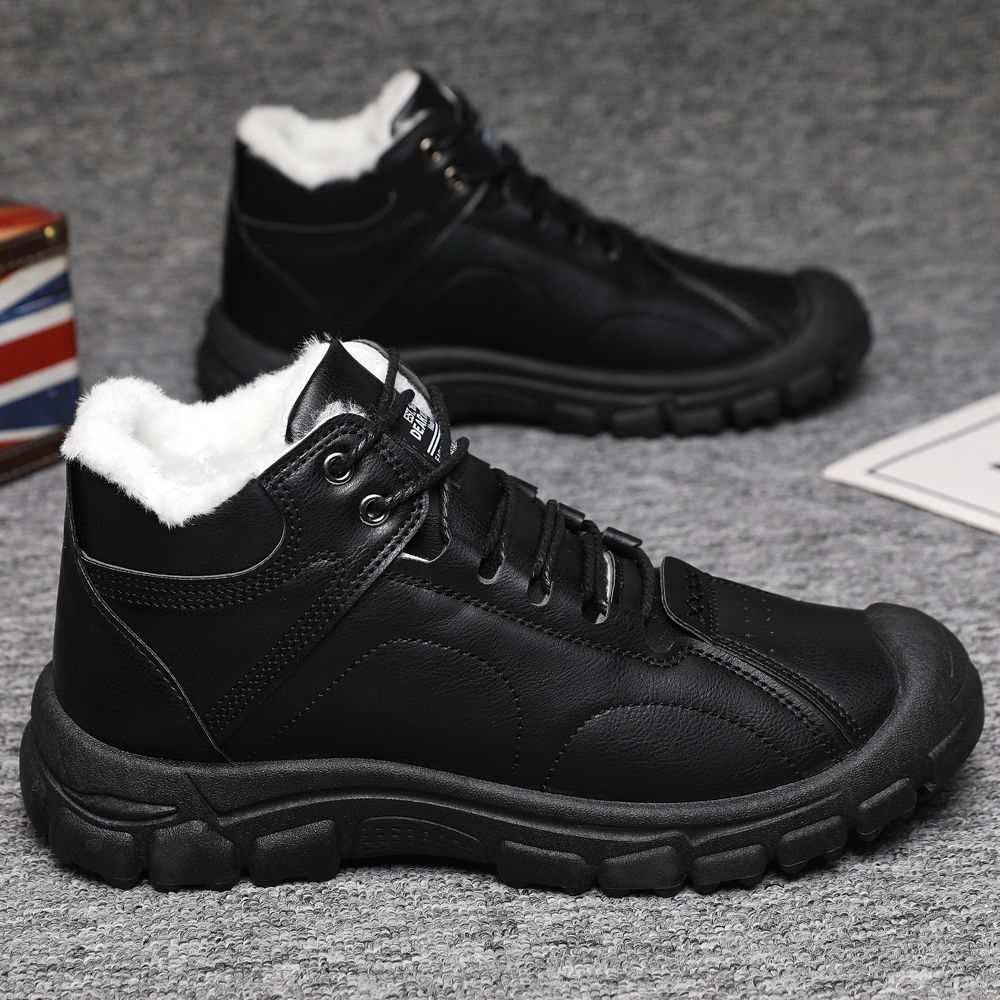 Martin boots men's winter cotton cargo shoes new waterproof and versatile men's casual shoes vintage men's shoes student trendy shoes