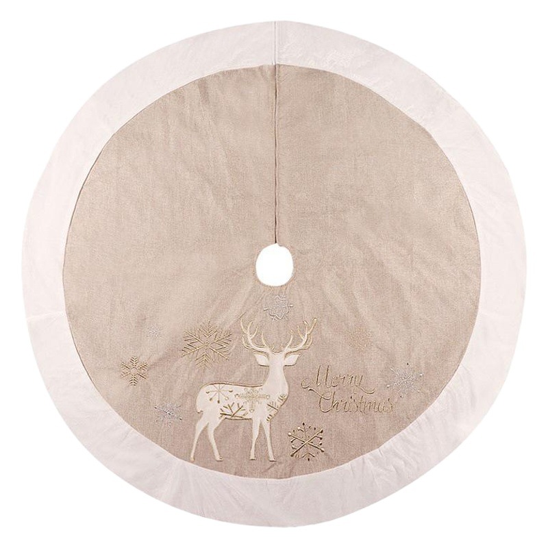 48 inch Christmas tree skirt Christmas tree decoration tree skirt hotel mall home Christmas Decorations Christmas tree feet