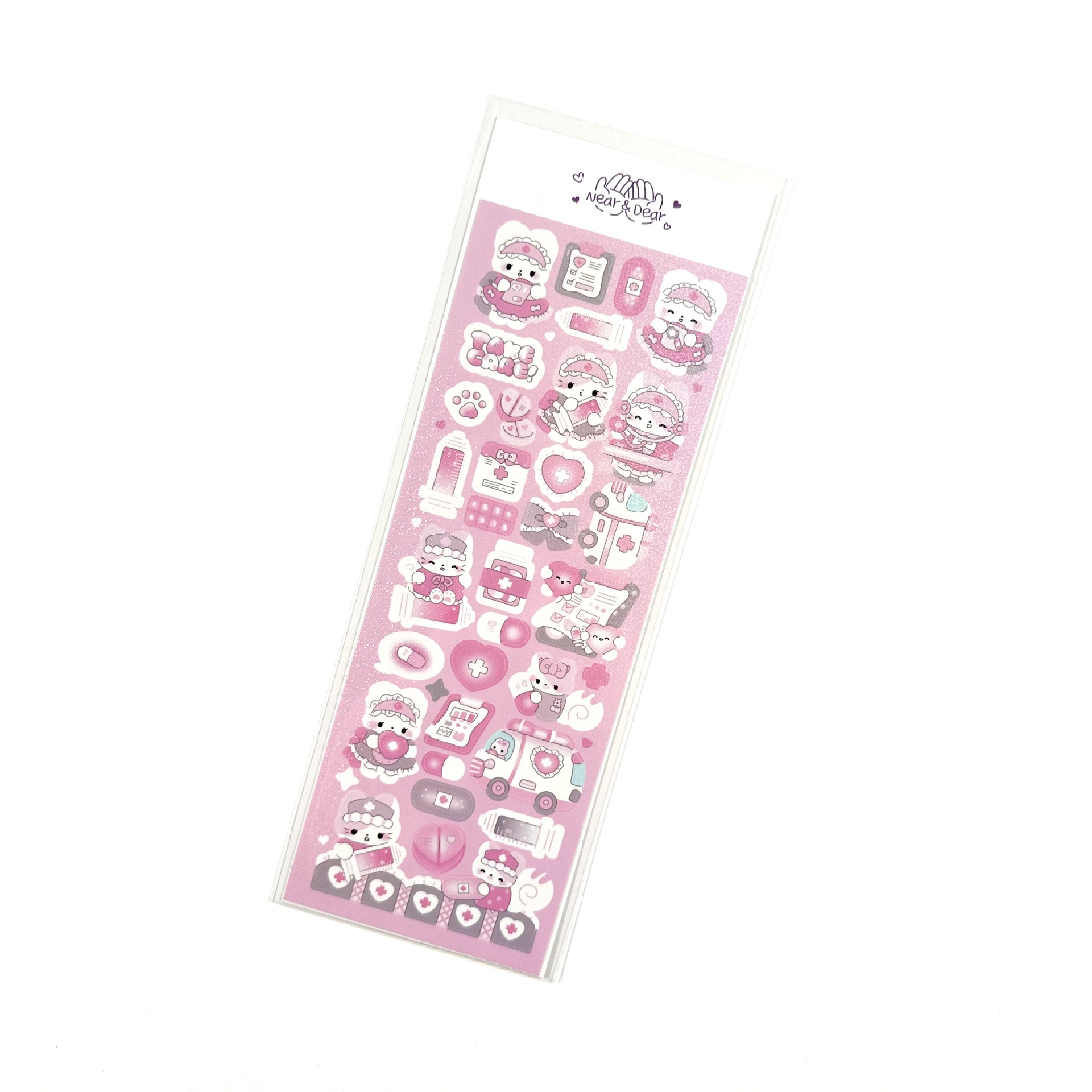 Picture of South Korea Explosions High Color Value Goo Card Stickers Korean Laser Cute Cartoon Animal Hand Account Stickers Cheap Wholesale