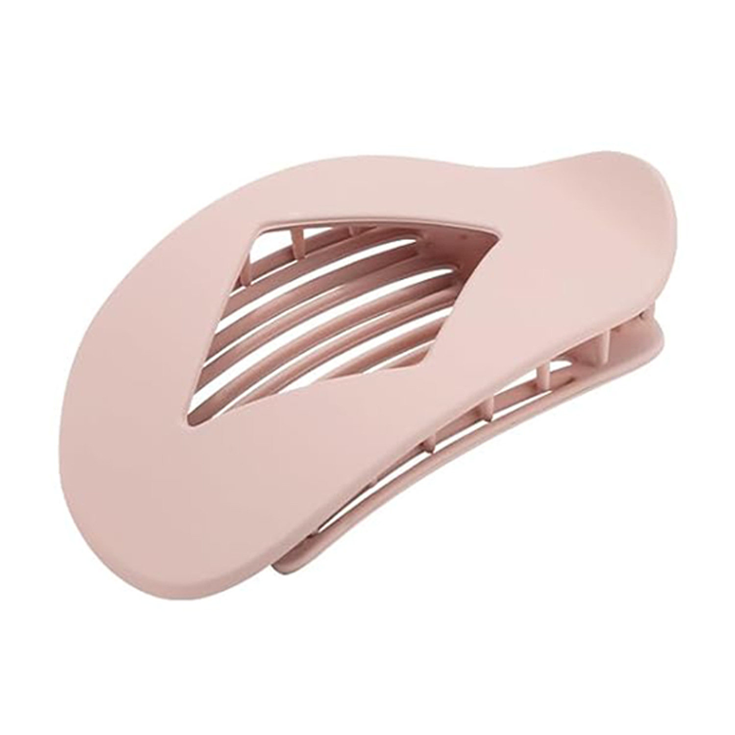 Picture of Cross-Border Large Flat Duckbill Clip Oval Hair Claw Clip European and American Fashion Back of the Head Claw Clip French Matte Hair Accessory