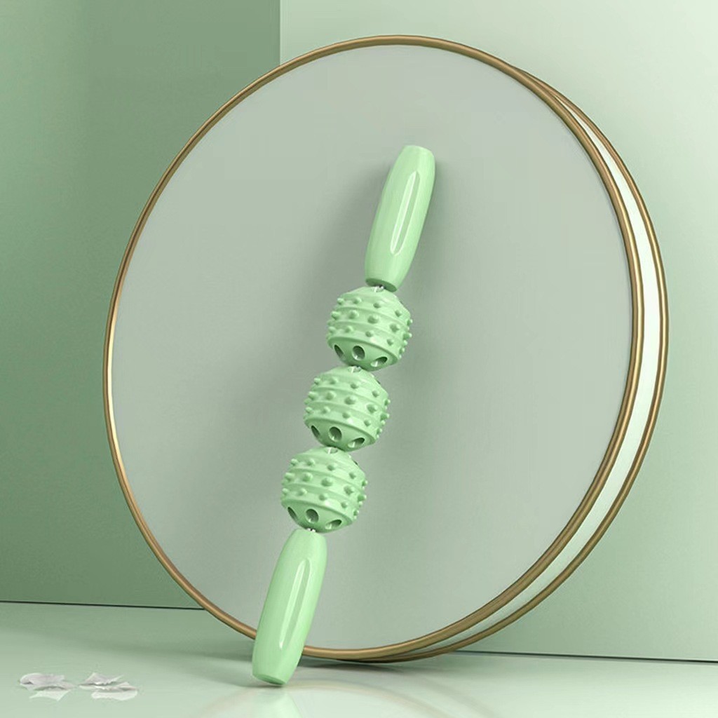 Picture of Massage Stick, Mace, Roller, Fitness Fascia Stick, Leg Muscle Relaxation Roller, Calf Yoga Stretching