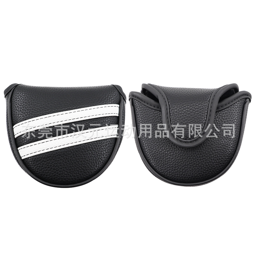 Picture of Factory direct cross-border e-commerce golf club cover pu club cover ball head protective cover push rod cap cover