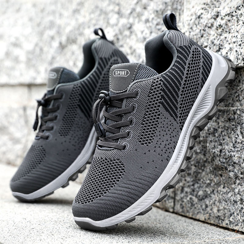 Walking Shoes 2025 New Autum Travel Shoes, Comfortable Middle-Aged and Elderly Soft-Soled Running Shoes, Elderly Couple Sports Shoes