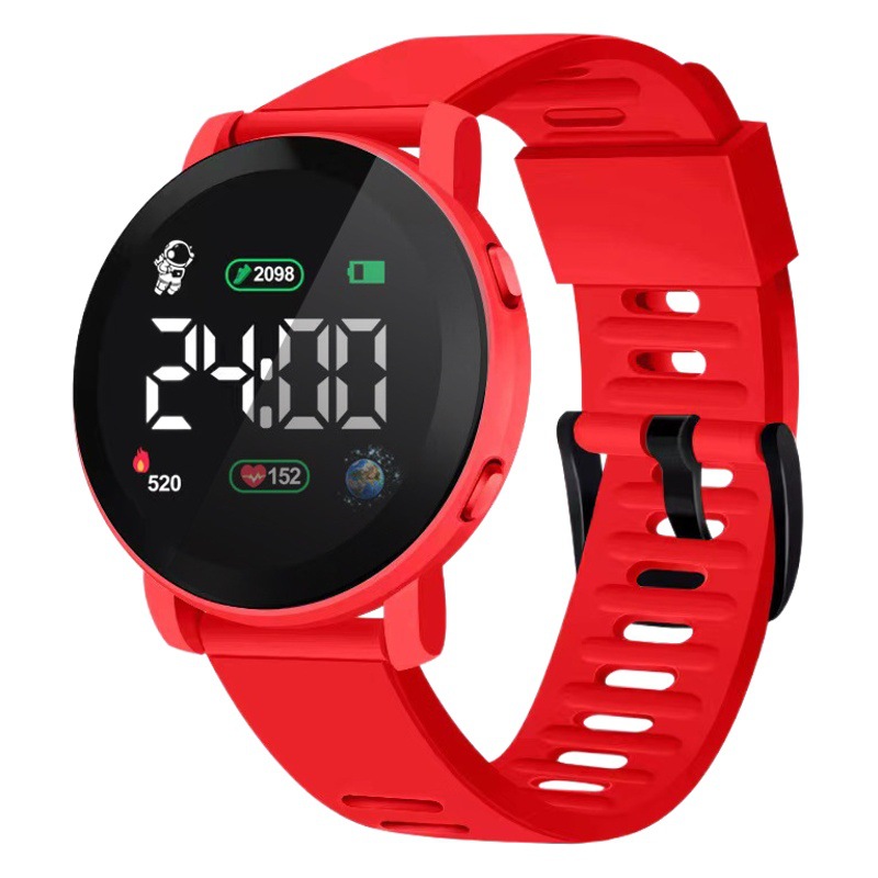 New Male and Female Student Digital Watch Universal Led Digital Display Kidsren's Digital Watch Waterproof Multi-Function Non-Mechanical