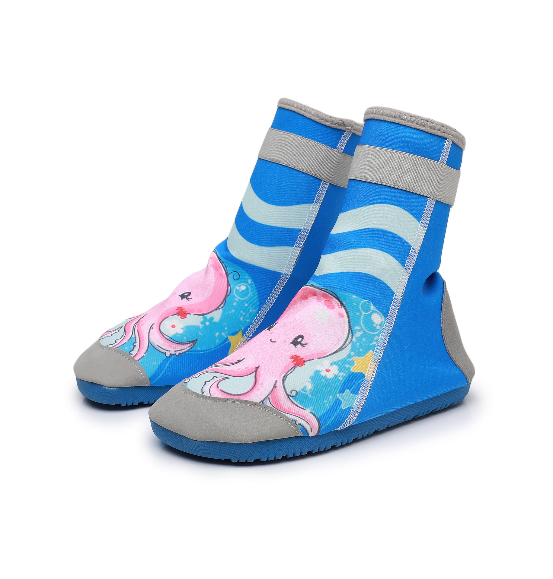 Picture of High-Top Family Kidsren's Adult Outdoor River Tracing Shoes Thickeneded Non-Slip Beach Socks Home Floor Shoes Swimming Shoes